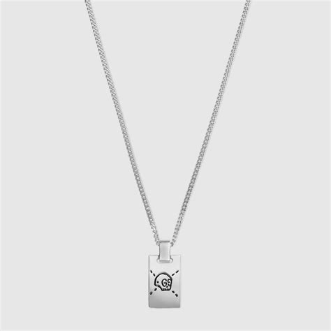 gucci ghost kette|925 guccighost necklace.